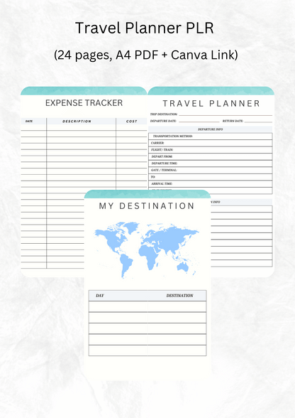 Travel Planner PLR